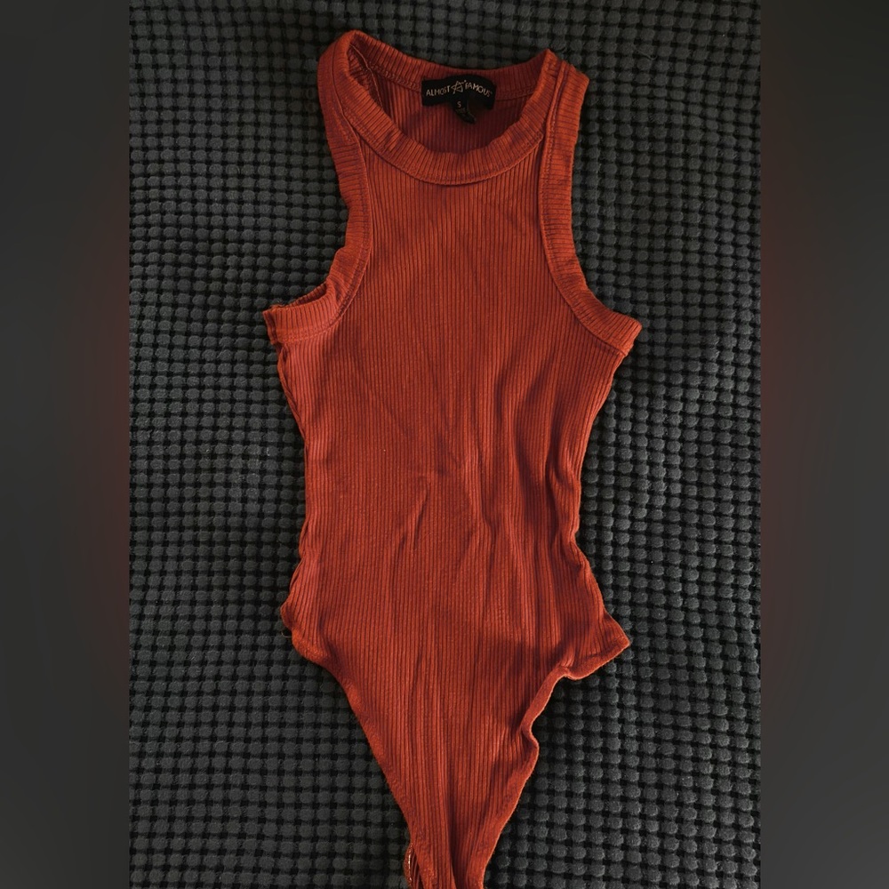 Bronzey Orange Bodysuit